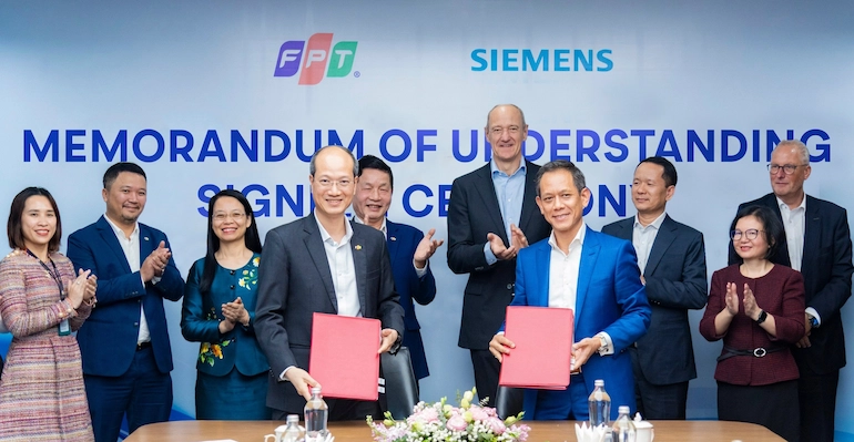  FPT and Siemens Ink MOU, Accelerating Multifaceted Cooperation Globally